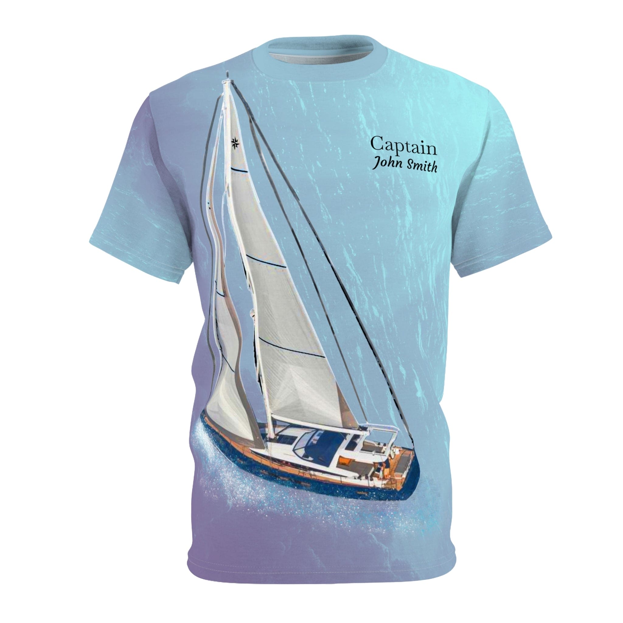 Captain's Legacy Customized Sailing Shirt White Stitching / 4 oz. / 3XL